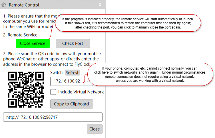 Remote Control Interface